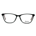 Spetex T18665 C1 M Medium Matte Black Women Eyeglasses